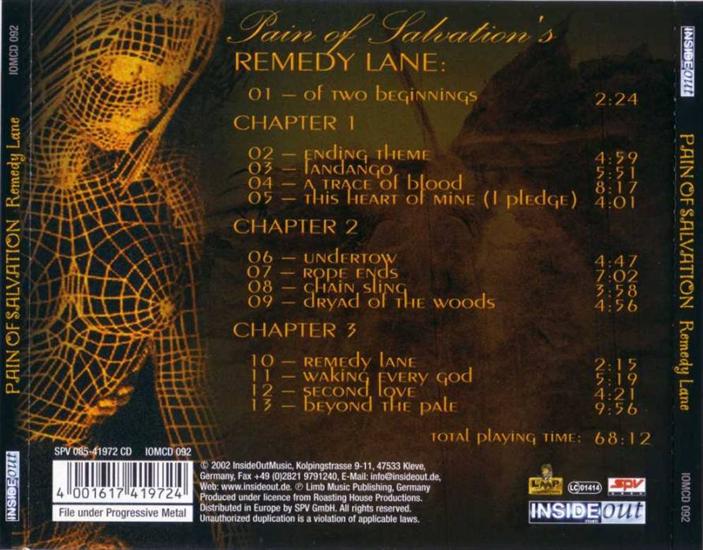 Remedy Lane 2002 - Pain of Salvation - Remedy Lane - back.jpg