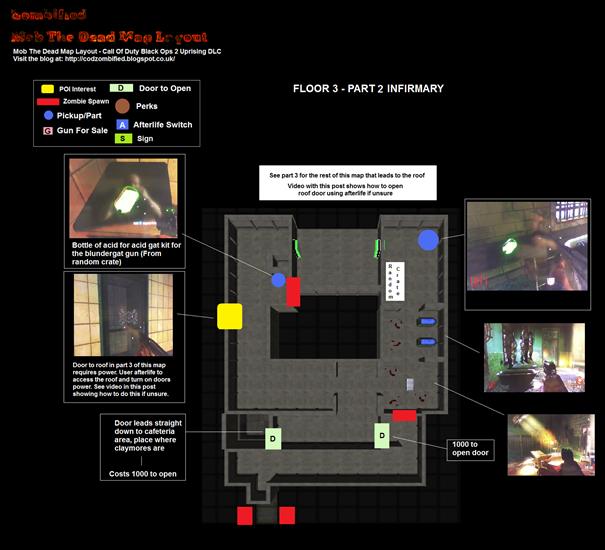 MOB of The Dead ZOMBIE - Infirmary map layout for mob the dead part 2.png