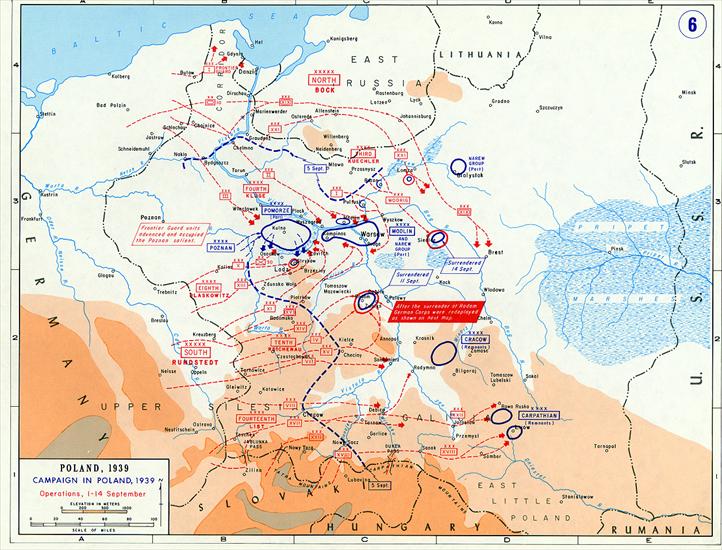 wojskowe mapy II W.Ś. Europa - 006. WW2_Campaign in Poland 1 - 14 September 1939.jpg