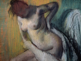 EDGAR DEGAS - Woman Drying Herself by Degas.jpg