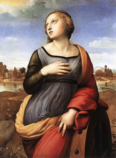 Paintings during the stay in Florence 1505-09 - St Catherine of Alexandria1508National Gallery, London.bmp