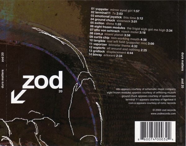 VA - Dura Matters Zod, ZOD20CD - 2004 - back.jpeg