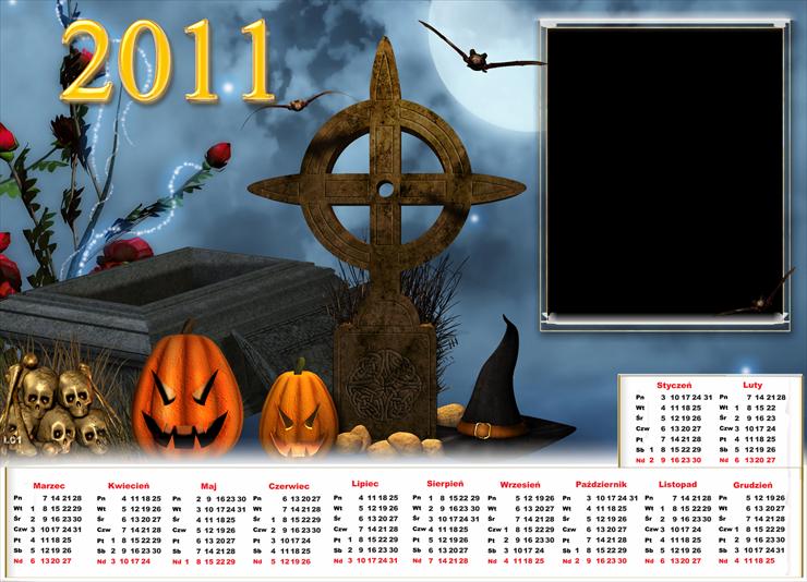 1.Kalendarze 2011r - Kal 2011 halloween1.png