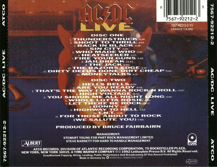 1992 - ACDC - Live 2CD Collectors Edition - Back ACDC - Live 2CD Collectors Edition.jpg