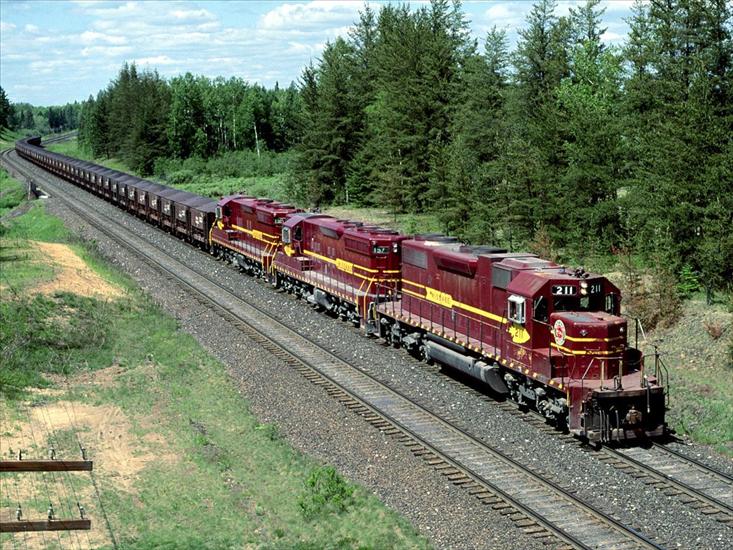 świat PKP - Iron Range Taconite Train, Minnesota.jpg