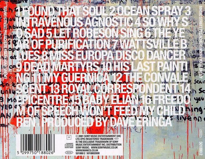 2001 Know Your Enemy - AllCDCovers_manic_street_preachers_know_your_enemy_2001_retail_cd-back.jpg