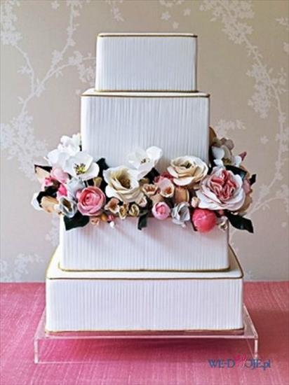dekoracje kwadratowych tortów weselnych - 1 26.jpg