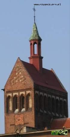 old new port i inne - Wieża kościoła Reformatów w Nowym Porcie - dawniej Himmelfahrtskirche.jpg