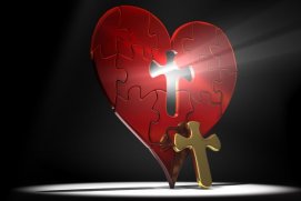 Tapety i obrazki religijne - serce i krzyż.jpg