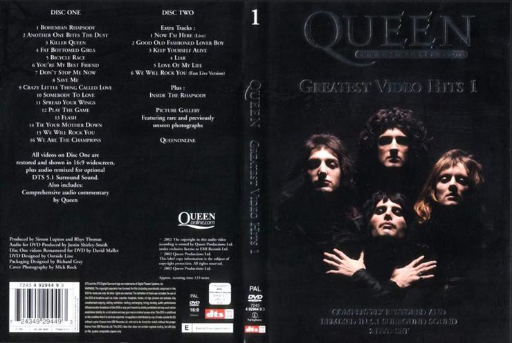 okładki DVD koncerty - Queen - Greatest Video Hits.jpg