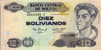Pieniądze świata - Boliwia - peso .jpg