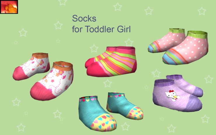 Małe dziecko - toddler girl socks.jpg