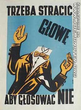 Plakaty propagandowe-PRL - trzeba stracic glowe.jpg