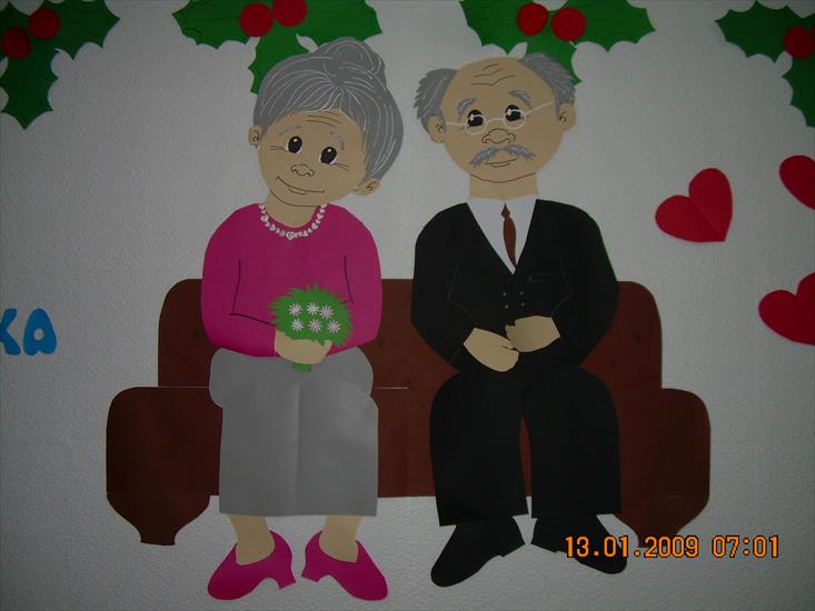 zima - dekoracja - Dzień Babci i Dziadka.JPG