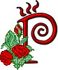 Czerwone róże małe - romantic-red-roses-p-letter.gif