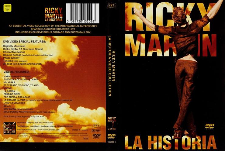 okładki DVD koncerty - Ricky Martin - La Historia Video Collection.jpg