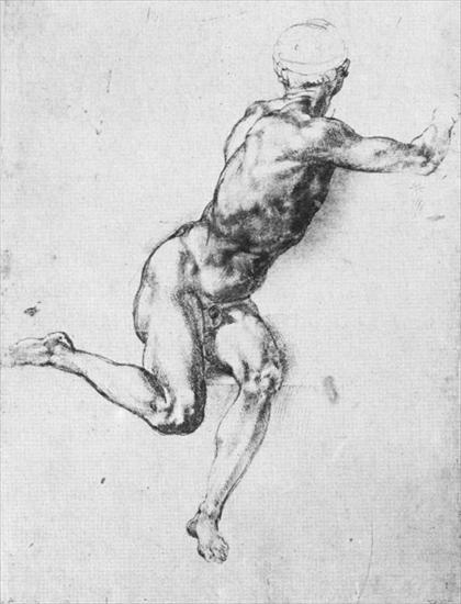 Various Drawings - Study for a figure in Battle of Cascina1504-05British Museum, London.bmp