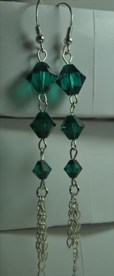 Swarovski - bicone emerald malejące.jpg