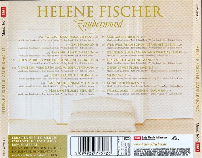 2008 - Helene Fischer-Zaubermond - Helene Fischer - Zaubermond - 2008 - back.jpg