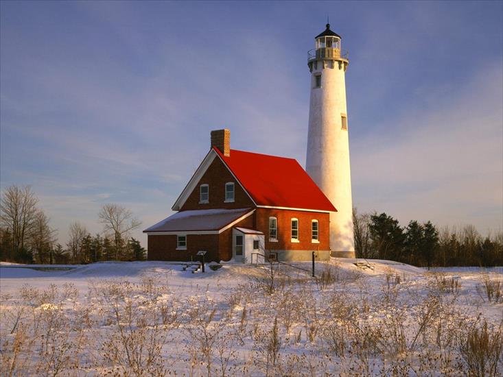 Krajobrazy - Tawas Point Lighthouse, Iosco County, Michigan.jpg