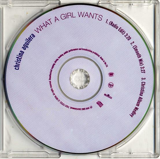 Covers - What A Girl Wants - Christina Aguilera Disc 1999.jpg