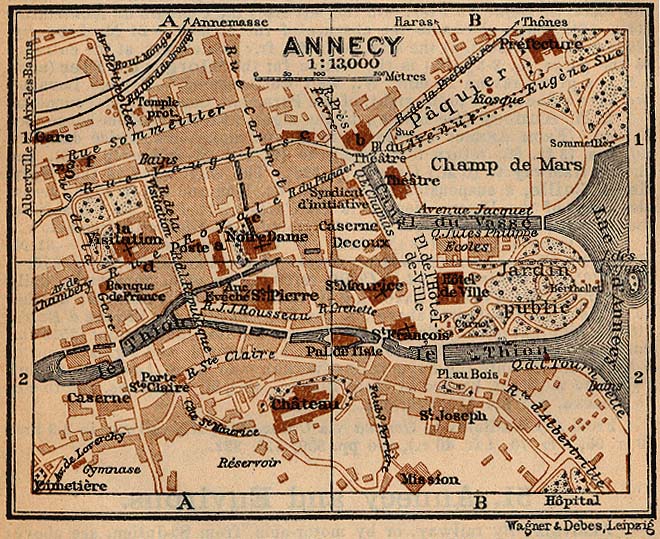 Francja 1914 - mapy i plany - annecy.jpg