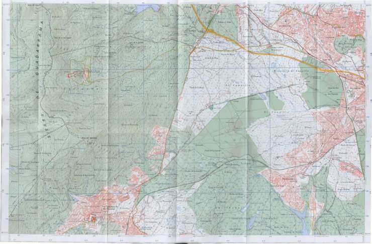 Hiszpania - San Lorenzo del Escorial - Mapas digitales.JPG