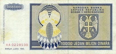 BOŚNIA I HERCEGOWINA - 1993 - 1 000 000 dinarów Serbów bośniackich b.jpg