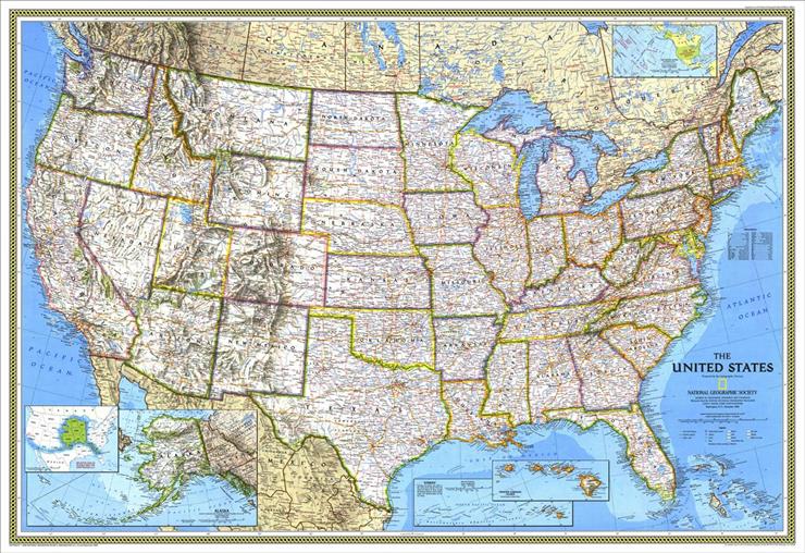 Mapy Świata - USA - The United States 1993.jpg