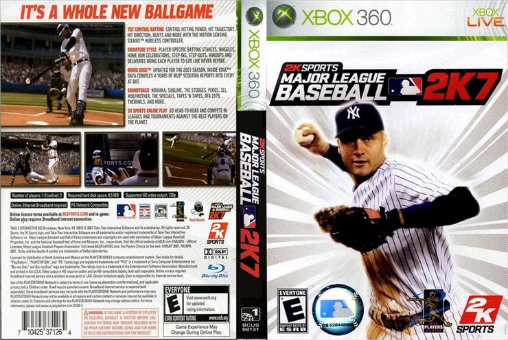 Okładki do gier Xbox360 - 2KSports_Major_League_Baseball_2K7-cdcovers_cc-front.jpg
