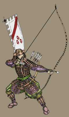 Ilustracje przedstawiające samurajów i japońskich wojowników - Yumi_san.png