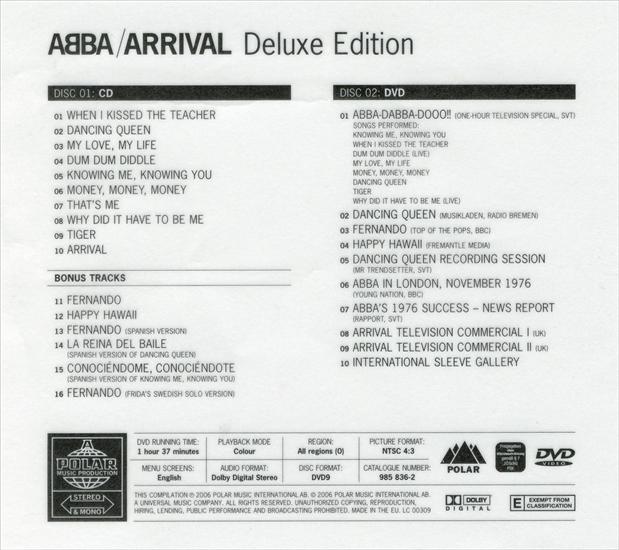 ABBA - 2006 - Arrival Deluxe Edition - Abba - Arrival - Back.jpg