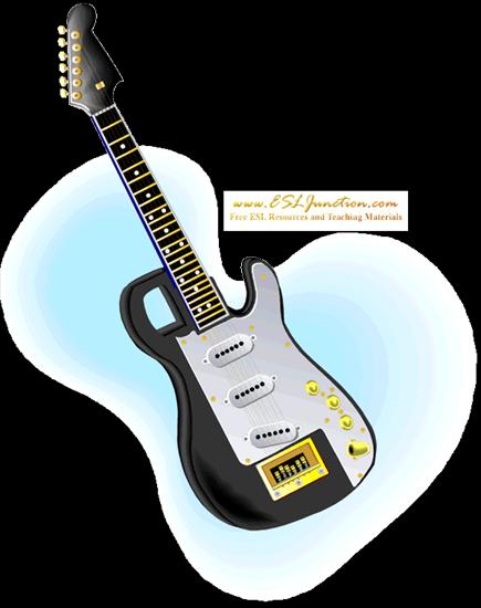 instrumenty1 - free-electric guitar-flashcard.gif