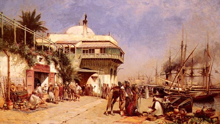 Sztuka orientalna - Thompson Alfred Wordsworth - The Port Of Algiers.jpg