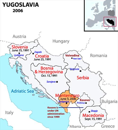 1930-2010 - Europa Srodkowa i Wschodnia  foto - 2006 - Yugoslavia.jpg