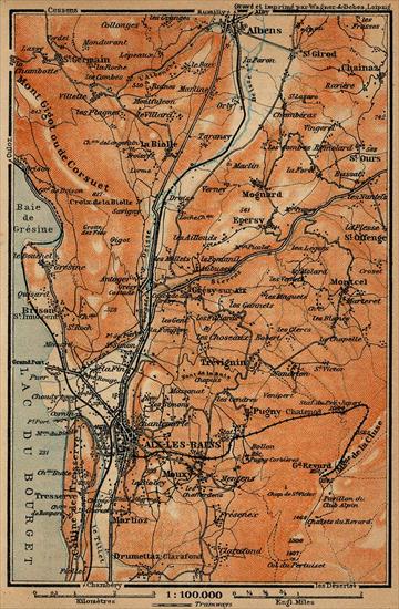 Francja 1914 - mapy i plany - aix les bains env.jpg